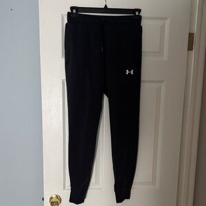 Under Armour Black Athletic Joggers with Logo